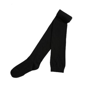 1 Paar Damen-Strümpfe, oberschenkelhoch, über den Kniestrümpfen, Herbst und Winter, dehnbar, lange Socken, Streetwear, Schwarz