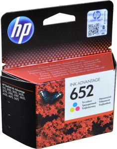 HP Tinte F6V24AE  652  3-farbig