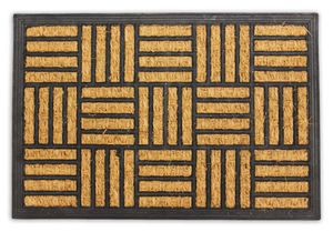 HOME ELEMENTS Mata PP + kokos, wzór SQUARES, 40x60cm
