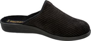 Fischer Herren Hausschuh Cord Pantoffel 204230, Größe:44 EU, Farbe:Braun