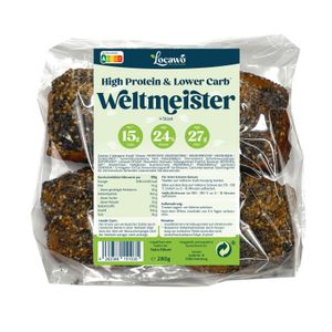 Locawo High Protein & Low Carb* Weltmeister Brötchen 280g