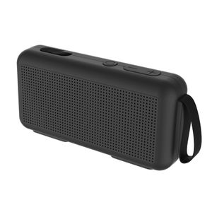 Tragbarer drahtloser Lautsprecher Bluetooth-kompatibler 5.0 HiFi Sound Creative Graffiti Stereo Mini Soundbox für draußen-Schwarz-Größen: Pure Farbe