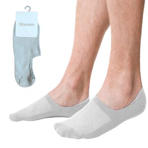 STEVEN 061 Sneaker Socks členkové ponožky - sivé, 44-46, 1 pár