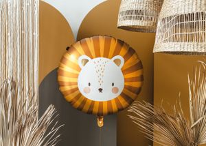 Folienballon Löwe 57x52cm Orange