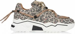 DWRS The label - DWRS sneakers JUPITER denin Leopard - 36 EU - Beige