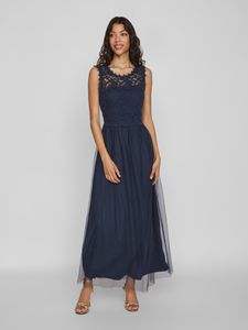 Langes Maxi Kleid Abschluss Ball Dress mit Spitze Ärmellos VILYNNEA | 42