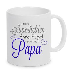 Einen Superheld ohne Flügel nennt man Papa - Tasse