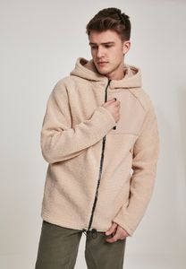 Urban Classics - Hooded SHERPA Winter Jacke sand - XXL