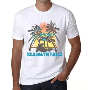 Herren Grafik T-Shirt Palme Sonnenschein Sommer in Klamath Falls – Palm, Sunshine, Summer In Klamath Falls – Öko-Verantwortlich Vintage Jahrgang