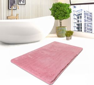 Bosdela Badezimmerteppich Set - 80x140 cmPink