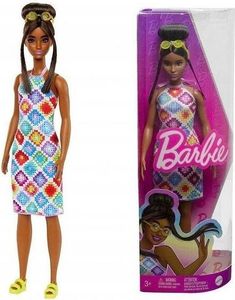 Barbie Fashionistas. Lalka w sukience HJT07