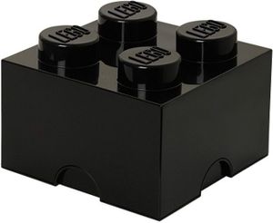 LEGO úložný box 4 - černá