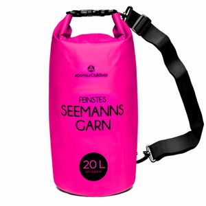 DryBag (wasserdichter Seesack / Tasche) Seemann 20L pink