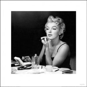 Marilyn Monroe Poster Kunstdruck - Lovely Lips (40 x 40 cm)