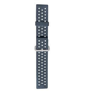23mm Ersatz Silikon Verstellbares Uhrengurtband für Fit-Bit gegen 2 Lite-Felsblau-Größen: S