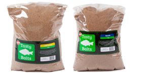 Tasty Baits Allround & Roach Komplettes Grundfutter – 2 x 4 kg – Grundfutter – Weißfisch – Fix und fertig