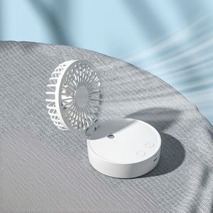 Faltbarer Mini-Ventilator, Nebel, kann um den Hals gehängt werden, USB-Aufladung