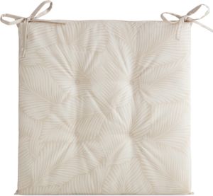 Wasserdichtes Stuhlkissen Outdoor GARTEN 11A 43X43 weiß beige
