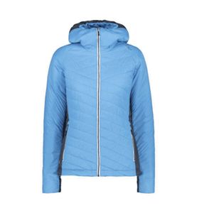 Cmp Woman Jacket Fix Hood Azzurro Azzurro 46