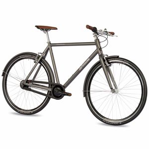 Airtracks Herren City Fahrrad 28 Zoll UR.2825 Urban Bike Shimano Nexus 3 Grau(57cm (Körpergröße 180-195cm))