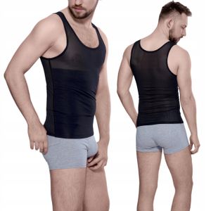 Mitex - BODY PERFECT - Herren Unterhemd Korsett Body Perfect Shaper Bauch weg Mieder ärmellos - 170/180 - Schwarz - XL