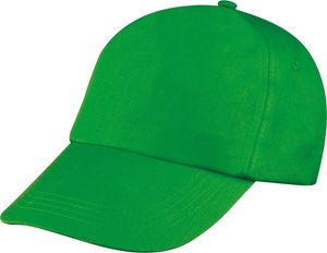 Baumwoll Basecap 5 Panel / Farbe: grün Baumwoll Basecap 5 Panel / Farbe: grün