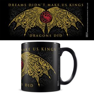 House of the Dragon - Wings - black Keramik Tasse - Größe Ø8,5 H9,5cm