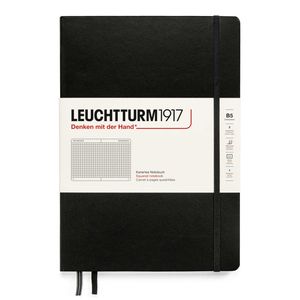 Leuchtturm1917 Notizbuch B5 Hardcover schwarz kariert