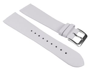Minott Uhrenarmband Kalbsleder weiß passend zu Skagen/Boccia 23101S, Stegbreite:12mm