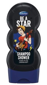 Bübchen Kinder Sei ein Star 2in1 Shampoo & Duschgel 230ml - Sanfte Reinigung für empfindliche Kinderhaut, pH-neutral, frischer Duft