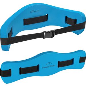 EVEREST FITNESS Schwimmgürtel für Wassersport und Schwimm Training - Schwimmhilfe Gürtel bis 100 kg für Erwachsene - Verstellbarer Aquajogging Gurt