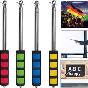 4Stk Teleskop Fahnenmast Fahnenstange Flaggenstange Teleskopstange Mast Tragbarer Fahnenmast 1.2m