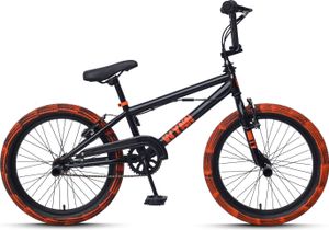 WYNN BMX Freestyle 20 Zoll DIRTY schwarz-orange Rahmenhöhe 28 cm Kinder Erwachsene V-Brake WYNN BMX Freestyle 20 Zoll DIRTY schwarz-orange Rahmenhöhe 28 cm Kinder Erwachsene V-Brake