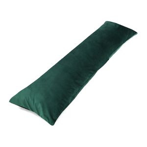 Seitenschläferkissen 145 x 40 cm Schlafkissen mit Bezug - Body Pillow Seitenschlafkissen Komfortkissen Erwachsene Velvet Dunkelgrün