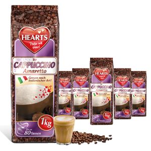 HEARTS Cappuccino Amaretto 5 x 1kg Großpackung
