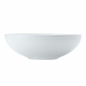 Maxwell & Williams Kulatá mísa Diamonds, mísa na salát, porcelán, bílá, 22 cm, DV0171