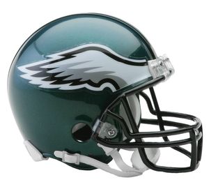 NFL Philadelphia Eagles Mini Helm VSR4 Riddell Footballhelm
