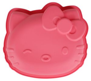 Silikon-Backform Hello Kitty rosa Kuchenform Kindergeburtstag Geburtstagskuchen