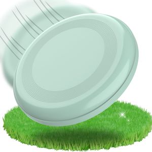 Nachhaltige Frisbee Scheibe 'Space Flyer' Ø 22 cm - Wurfscheibe für Kinder, Erwachsene oder als Hundefrisbee sorgt für jede Menge Spielspaß - minze