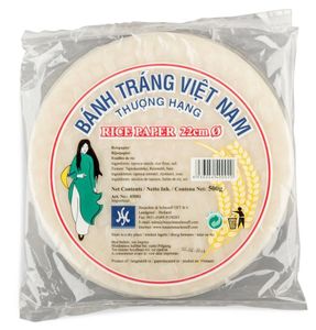 500g Reispapier zum Kochen 22cm Vietnam Reis Frühlingsrollen Loempia Papier
