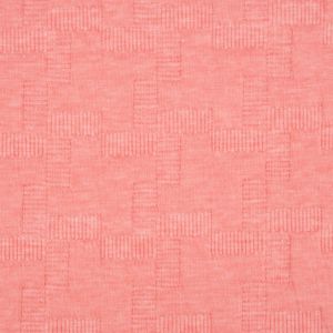 Bekleidungsstoff Jacquard Sweat Relief geometrisch pink meliert 1,55m Breite