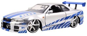 Jazwares 97158 - Fast & Furious - Brians O`Conners Nissan Skyline GT-R - 1:24