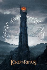 Herr der Ringe Poster Saurons Turm 91,5 x 61 cm