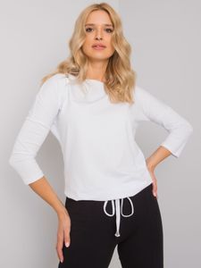 Basic Feel Good Langarm-T-Shirt für Frauen Muzakina weiß M
