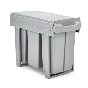 SVITA Einbau-Mülleimer Unterschrank 30L mit 3 Fächern Mülltrennung Abfallsorter