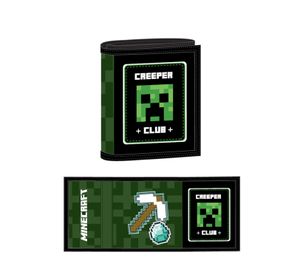 Minecraft - Childrens Official Creeper Logo Wallet - Kinder Wallet