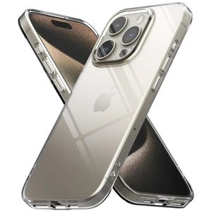 Schutzhülle für iPhone 15 Pro Hülle mit Kameraschutz Case Cover Slim Transparent
