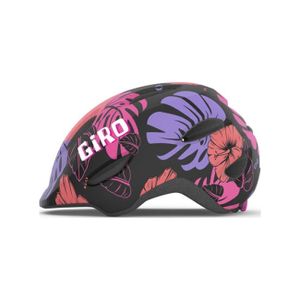 GIRO Fahrradhelm - SCAMP - Schwarz/Rosa/Lila (45-49 cm)