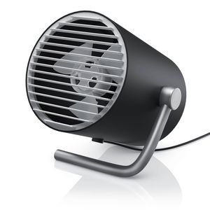 CSL - USB Ventilator mini - Tischventilator klein - Schreibtischventilator sehr leise - Desk Fan - 2 Geschwindigkeiten - per Touch regelbar - energiesparend (1W), für Zuhause Büro Reisen im Freien