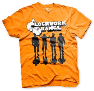 Clockwork Orange Shadows T-Shirt - Large - Orange
